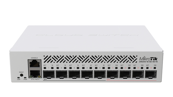 MIKROTIK CRS310-1G-5S-4S+IN 1x ETH 5x SFP 4x SFP+ L5
