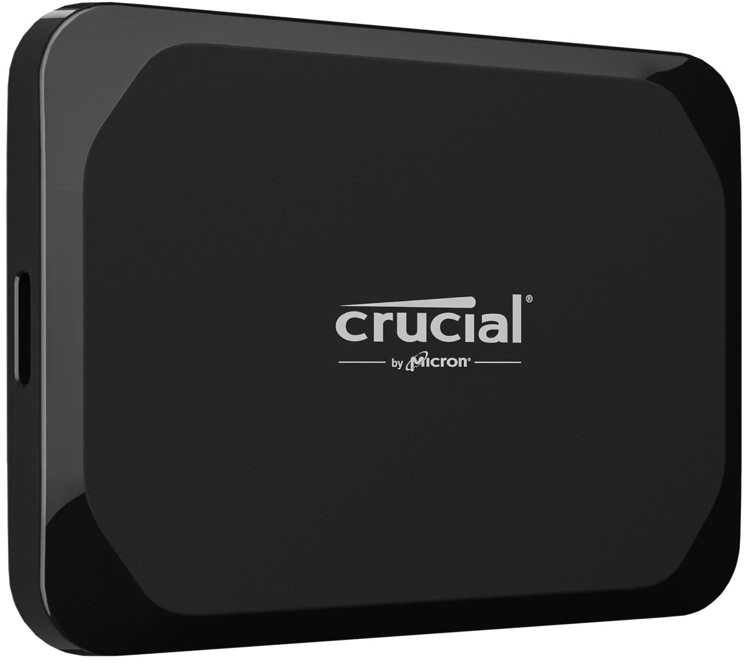 Crucial X9 2 Tt USB-C -ulkoinen SSD, Musta