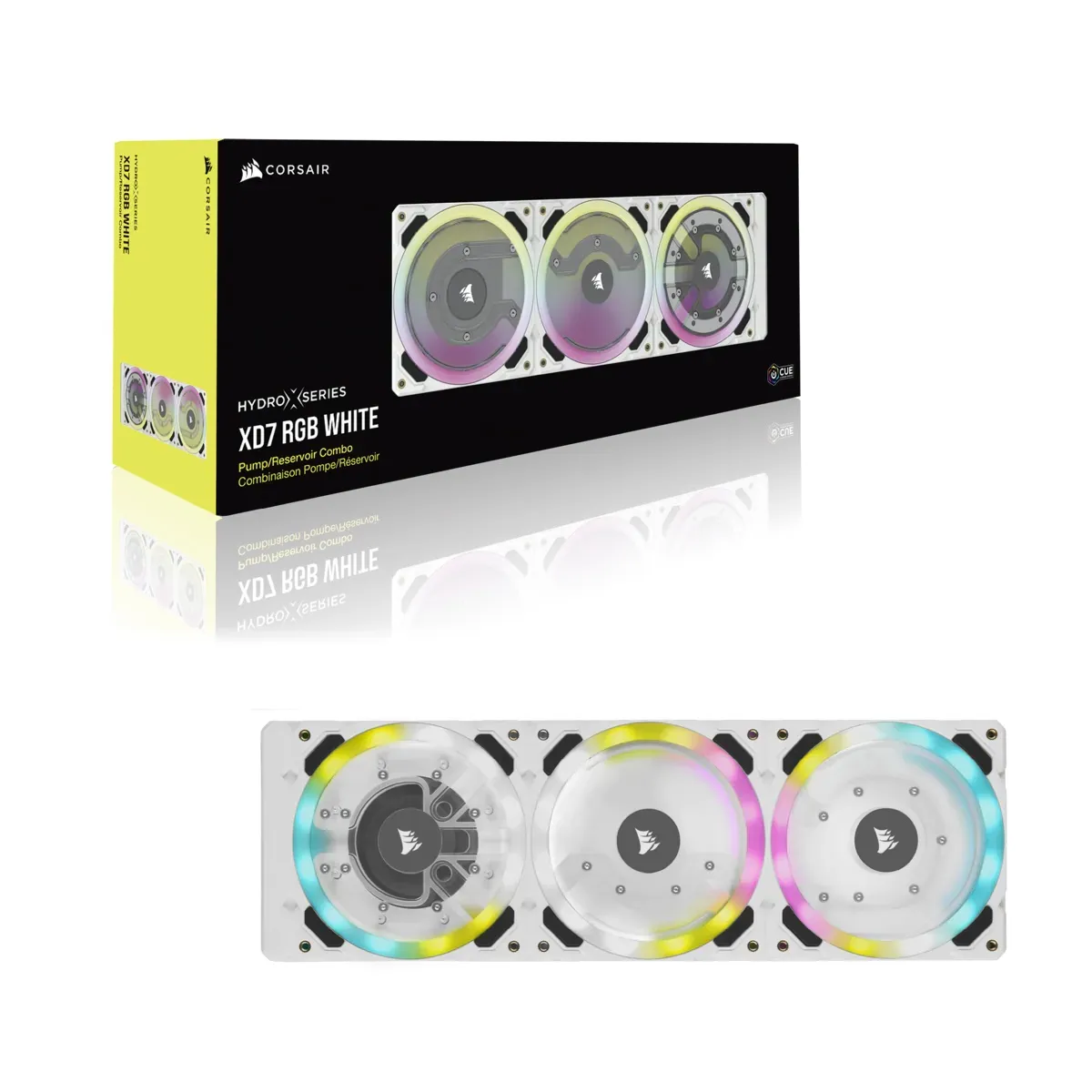 Corsair XD7 RGB Pump/Reservoir Combo - White