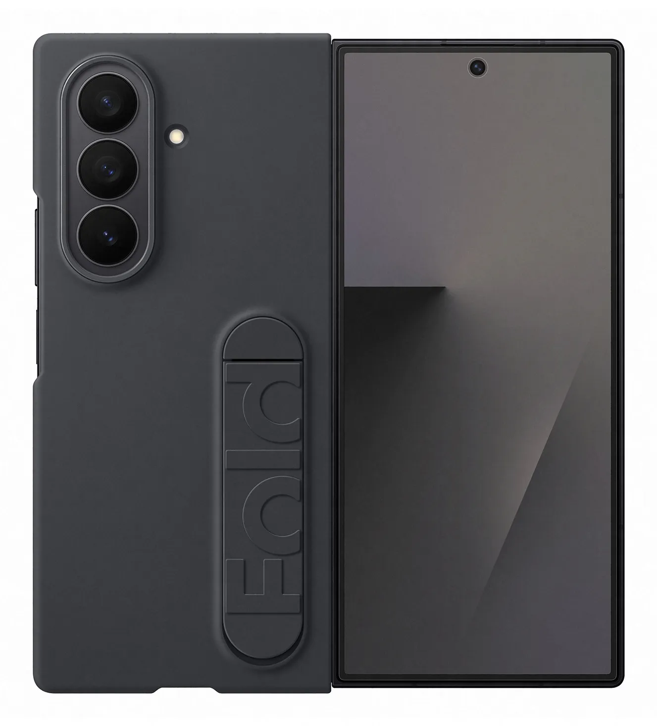Samsung Galaxy Z Fold7 -silikonskal, Svart