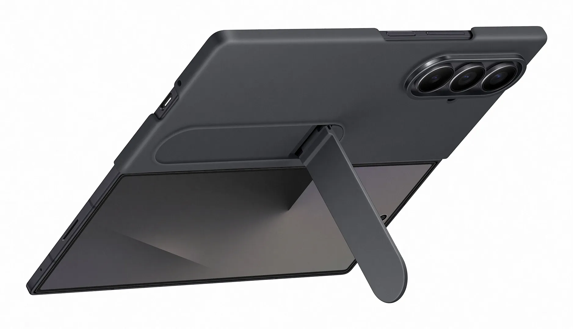 Samsung Galaxy Z Fold7 -silikonskal, Svart