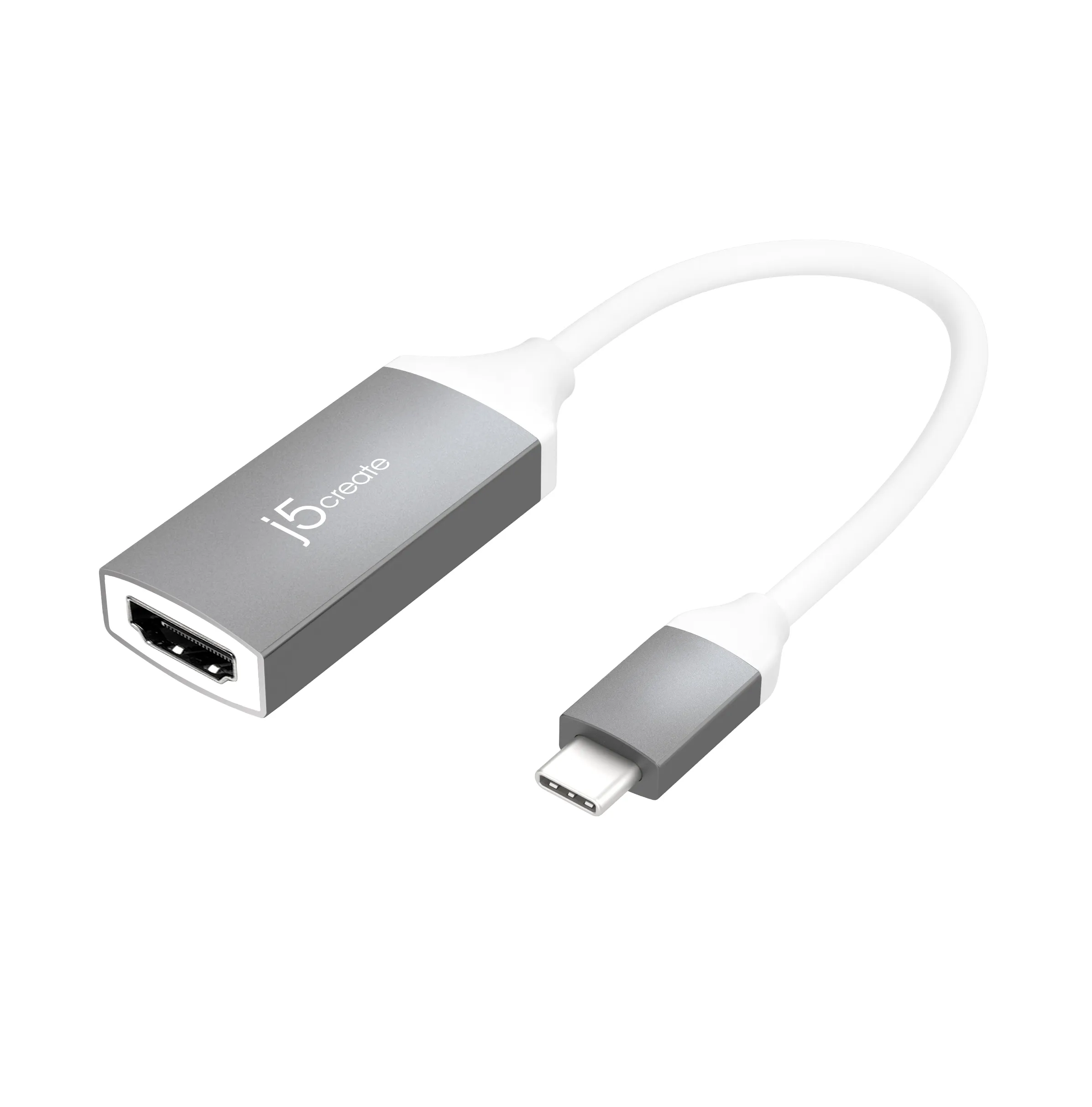 J5 Create USB-C TO 4K HDMI ADAPTER - adapter, Grå