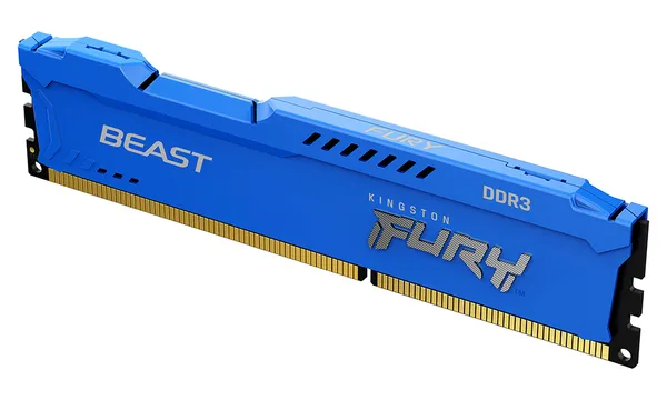 Kingston 8GB (1 x 8GB) Fury Beast, DDR3 1600MHz, CL10 - memory, Blue