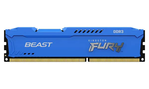 Kingston 8GB (1 x 8GB) Fury Beast, DDR3 1600MHz, CL10 - memory, Blue