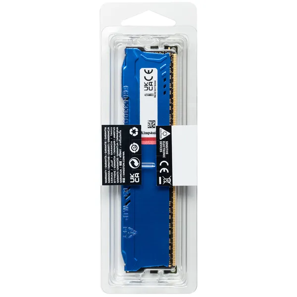 Kingston 8GB (1 x 8GB) Fury Beast, DDR3 1600MHz, CL10 - memory, Blue