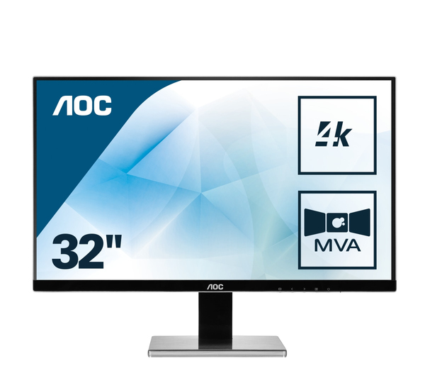 AOC 31.5&quot; U3277PWQU, 4K UHD, MVA -n&auml;ytt&ouml;