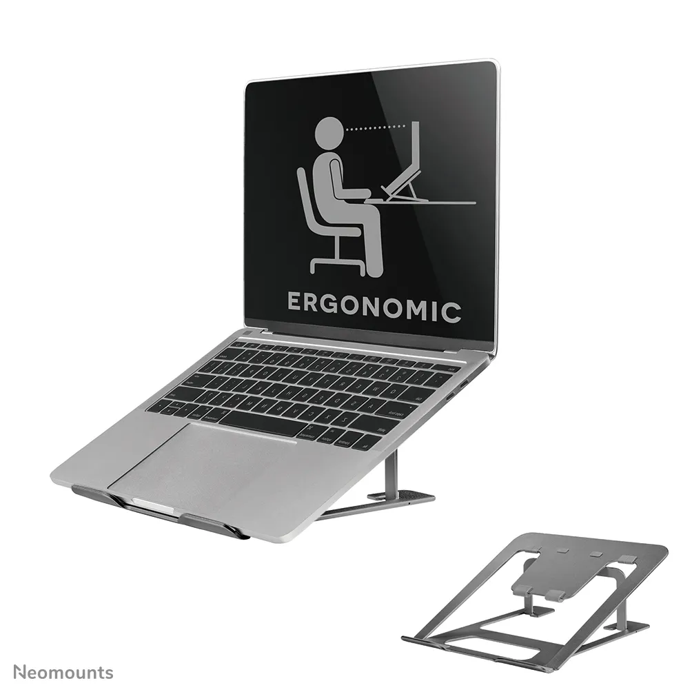Neomounts by Newstar Notebook Desk Stand Grey (Ergonomic)