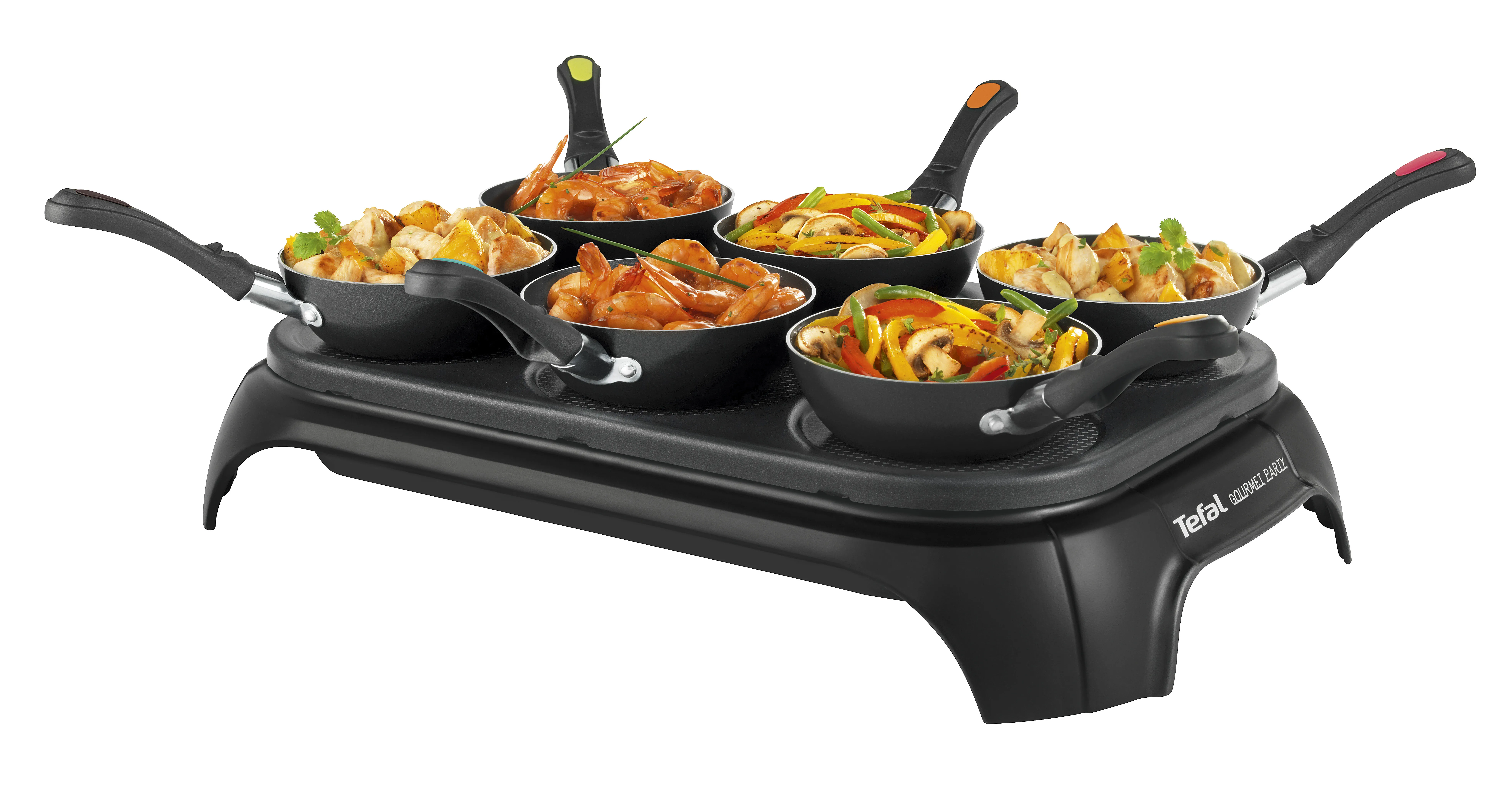 Tefal Wokparty Duo table grill, electric grill (black, 1,000 watts)