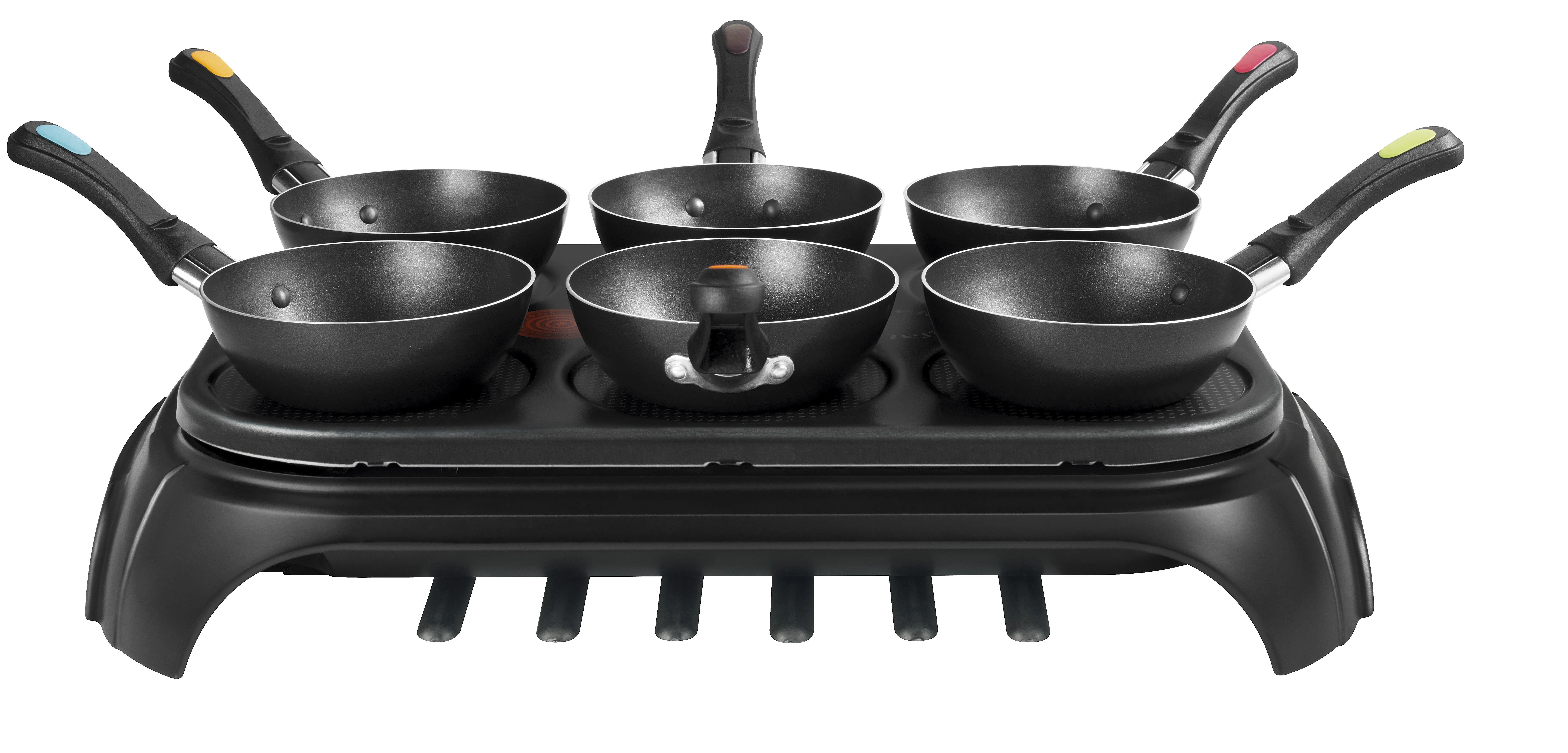 Tefal Wokparty Duo table grill, electric grill (black, 1,000 watts)