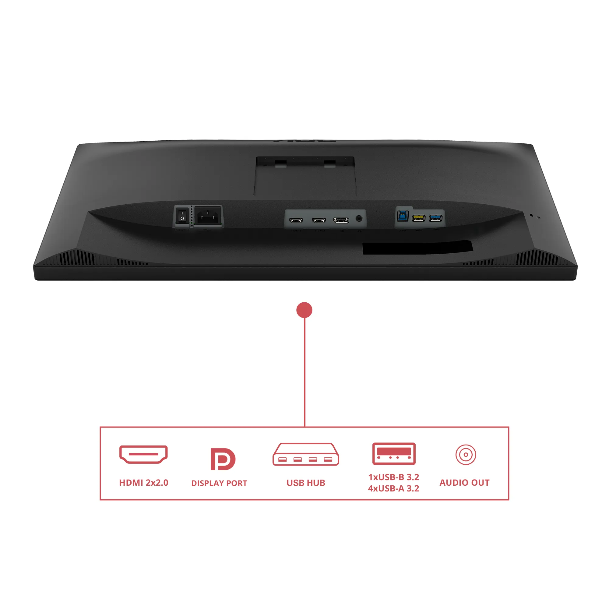 AOC 27&quot; E3 U27E3UF 4K UHD, IPS - monitor