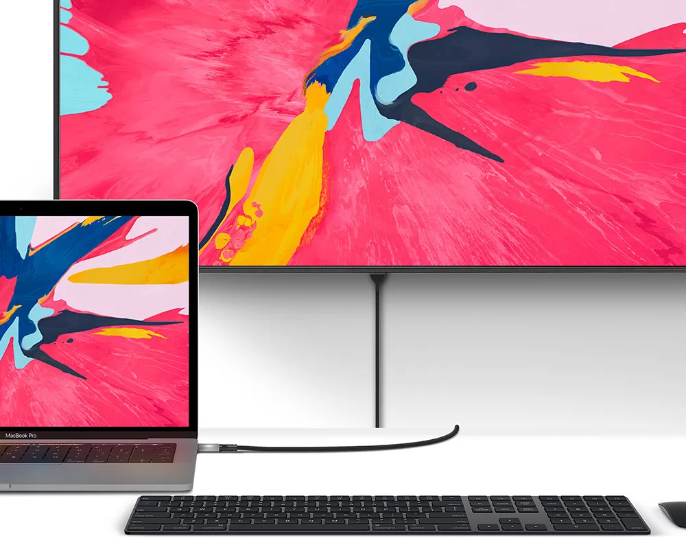 Alogic Ultra USB-C – HDMI - cable, 2 m, Black/Grey