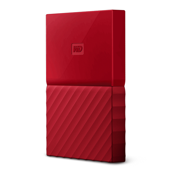 WD My Passport 3 TB - extern h&aring;rddisk , R&ouml;d