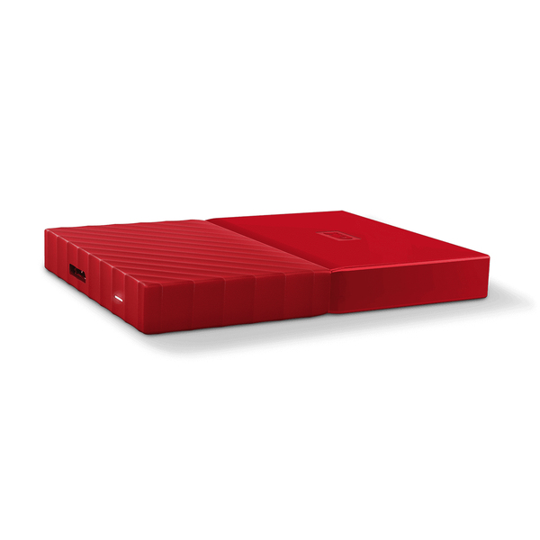 WD My Passport 3 TB - extern h&aring;rddisk , R&ouml;d