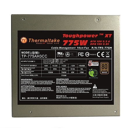 Thermaltake Toughpower XT 775W - 16 dBA