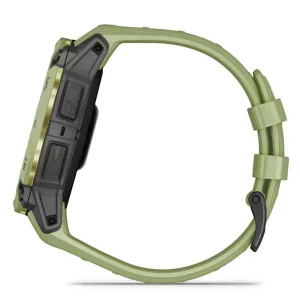 Garmin Instinct 3 50mm Sapphire Sports Watch with Silicone Band, Fern Green
