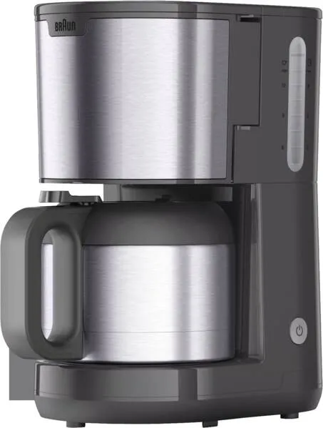 Braun PurShine KF 1505 13 cups Coffee Maker, Black, Stainless Steel