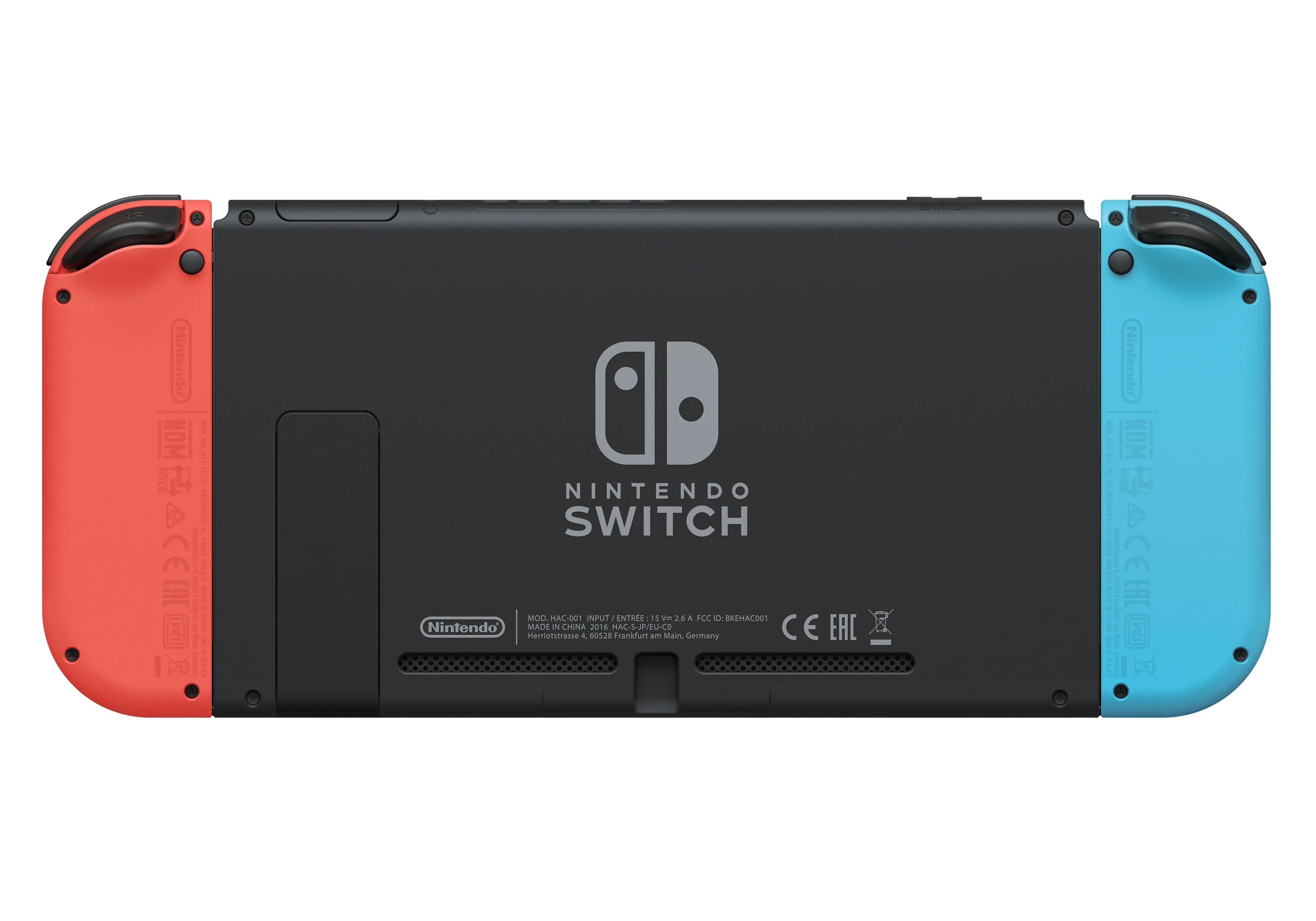 Nintendo Switch OLED - spelkonsol, neonblå / neonröd