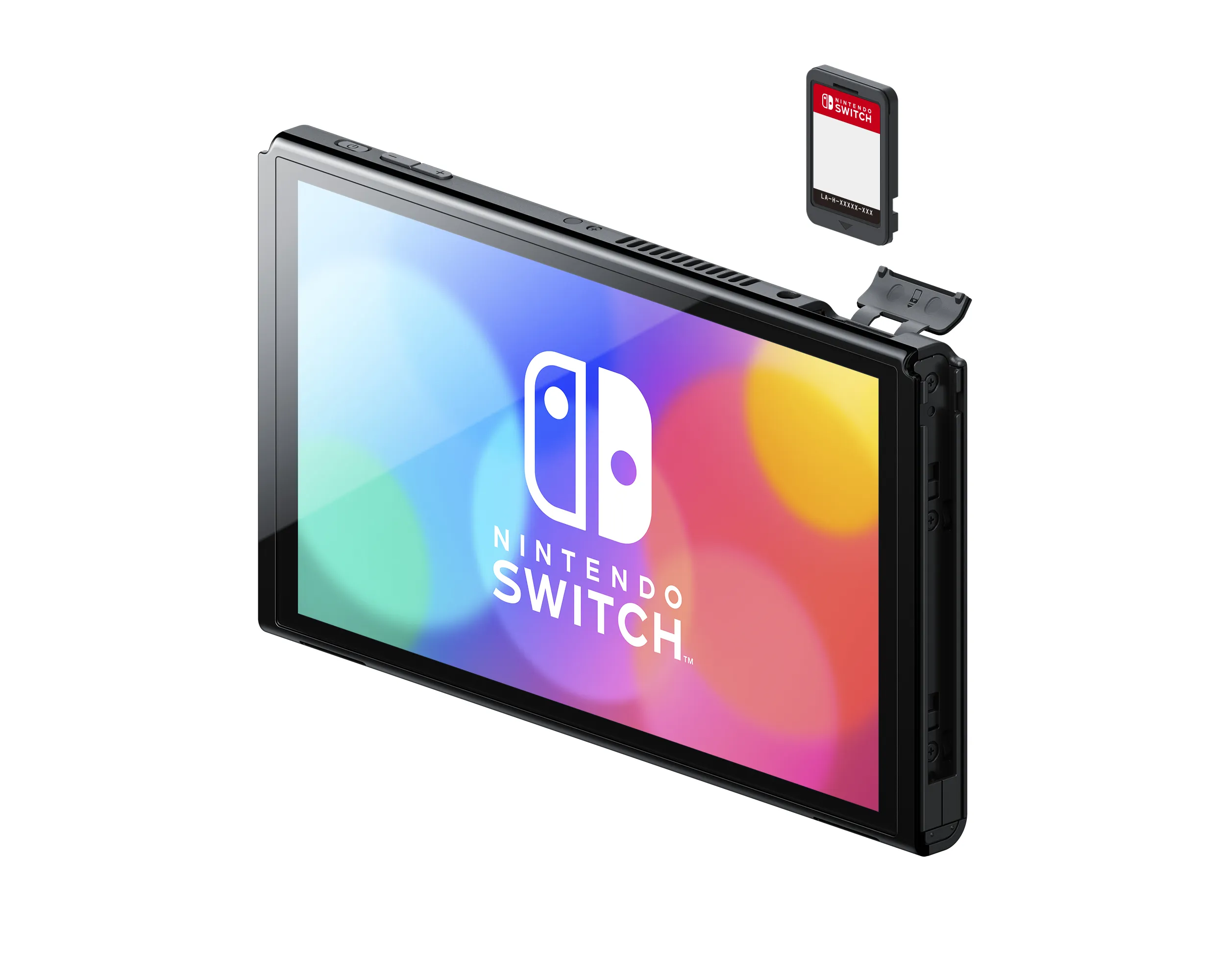 Nintendo Switch OLED -pelikonsoli, neonsininen / neonpunainen