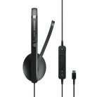 Epos Adapt 160 USB-C ANC -kuulokkeet mikrofonilla, musta