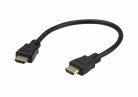 Aten HDMI – HDMI 2.0 - kabel, 0,3 m, Svart/Guld