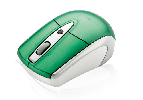 Trust Retractable Laser Mini -hiiri, Vihre&auml;