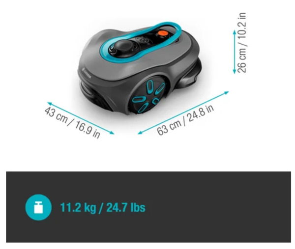 Gardena smart SILENO free 800 m² - robotgräsklippare