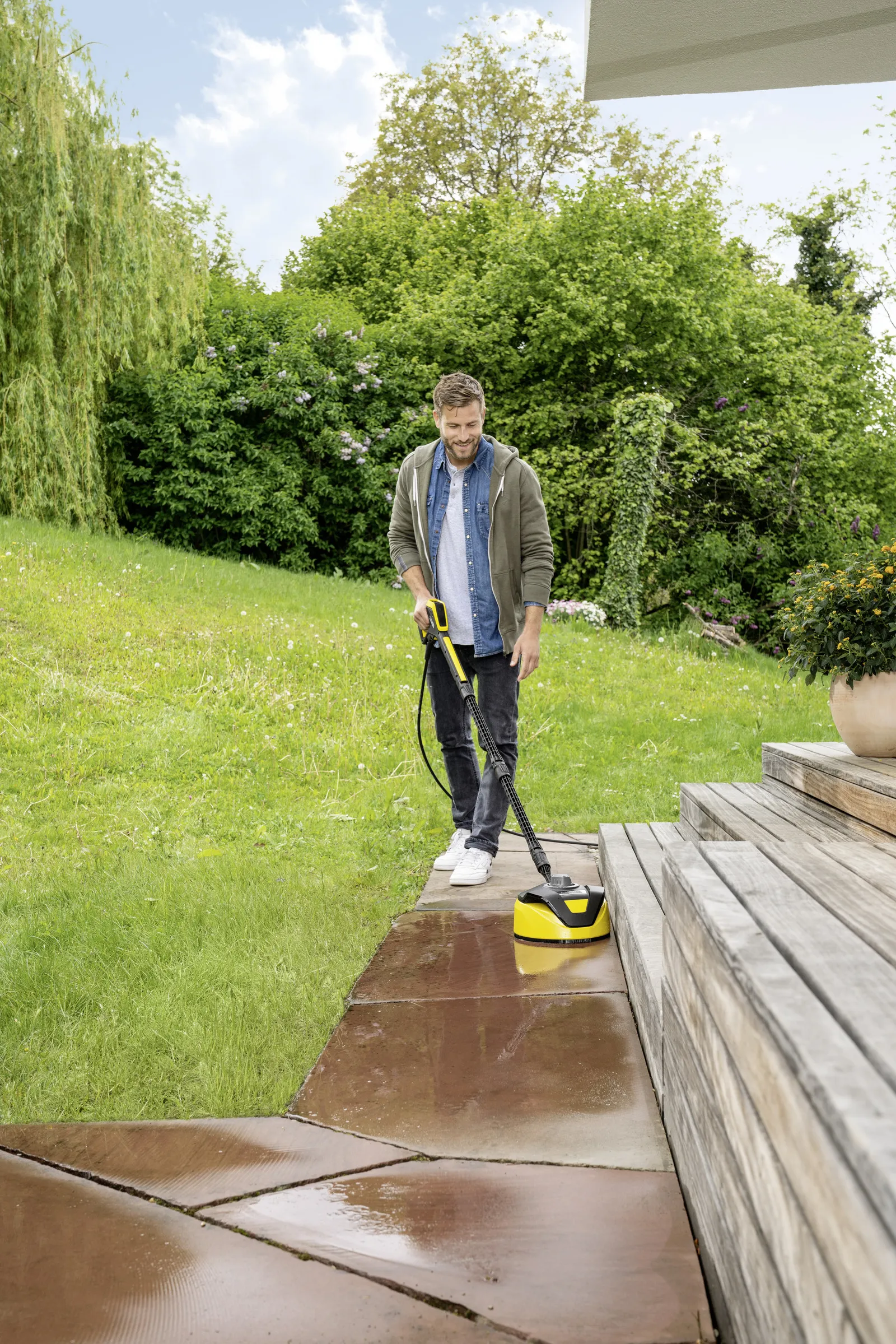 Kärcher surface cleaner T-Racer T 5, nozzle (black / yellow)