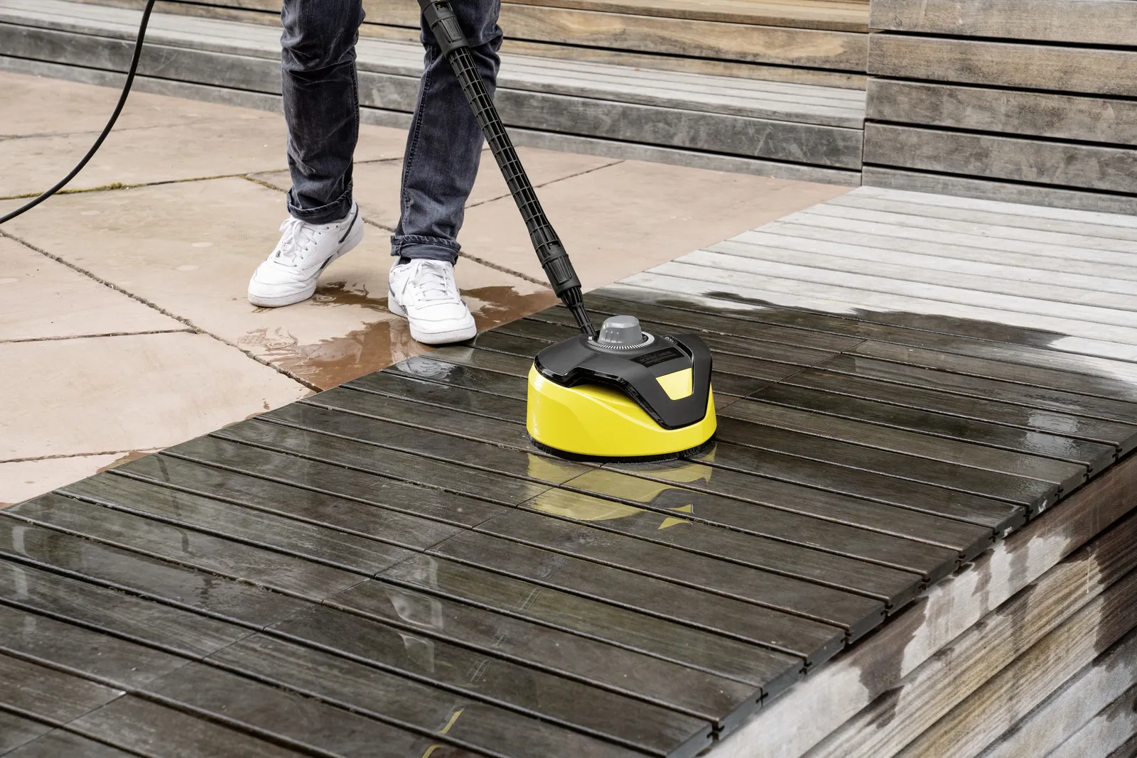 Kärcher surface cleaner T-Racer T 5, nozzle (black / yellow)