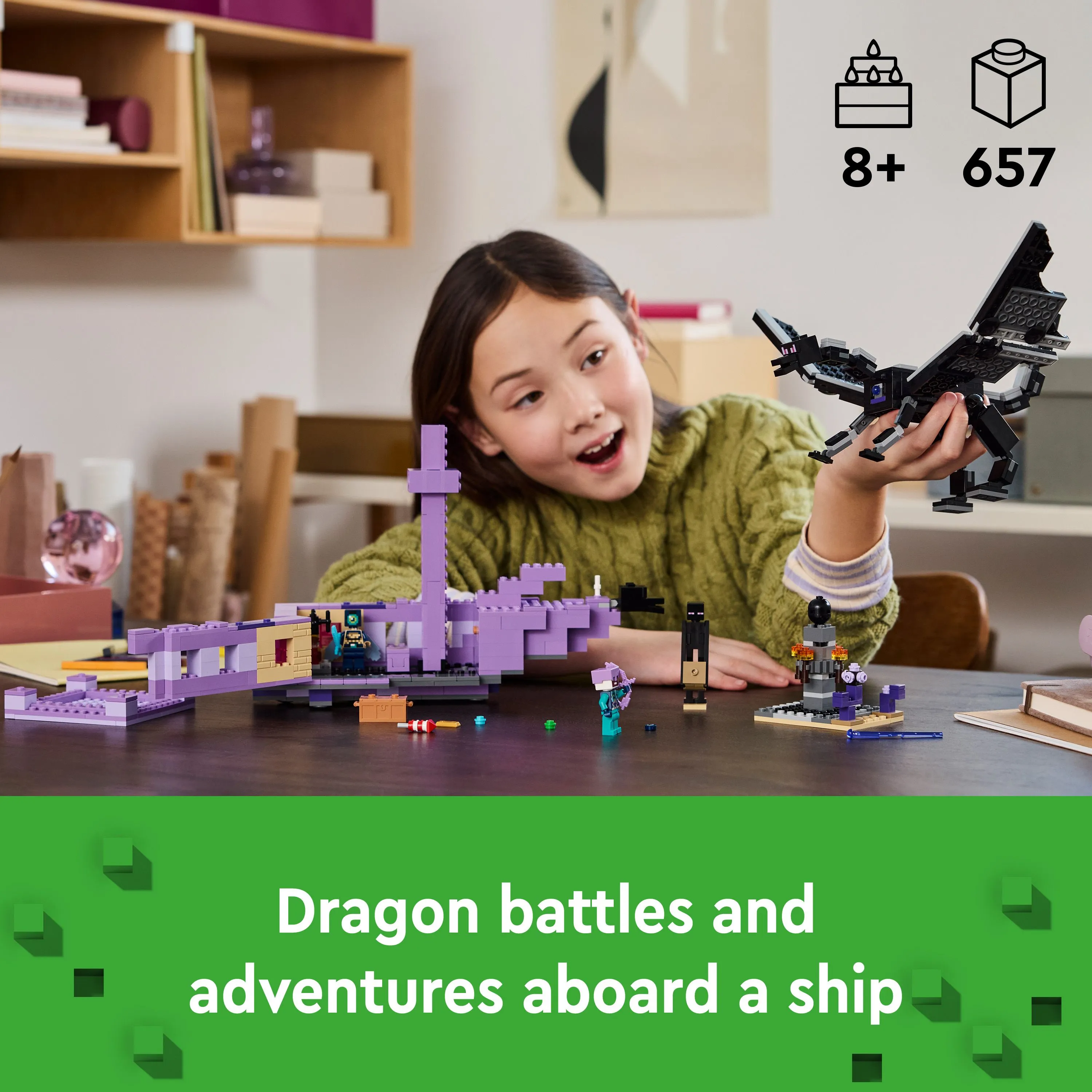 LEGO Minecraft Ender Dragon and The End Ship 21264