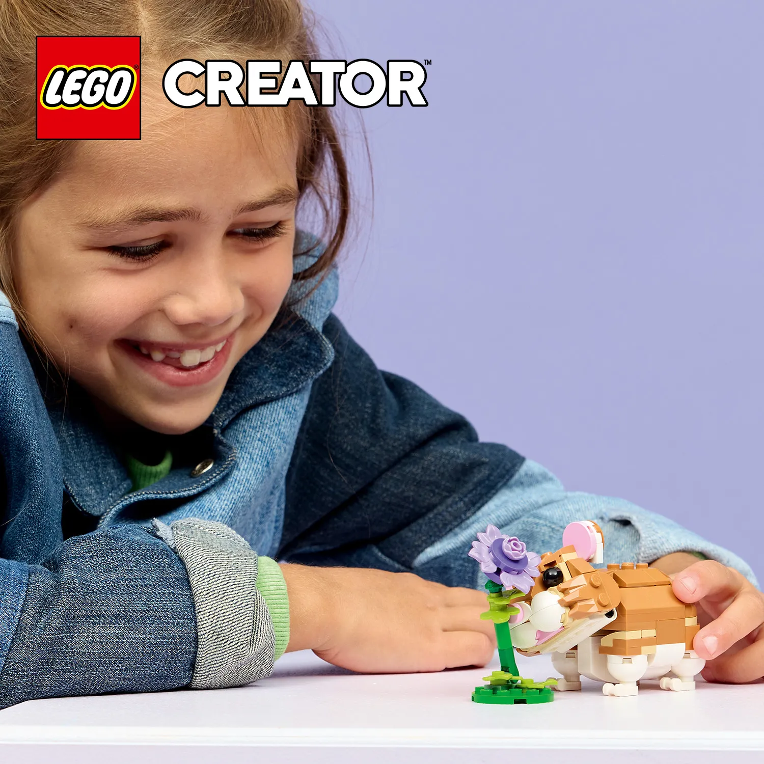 LEGO Creator 3in1 S&ouml;t hamster med en blomma 31376