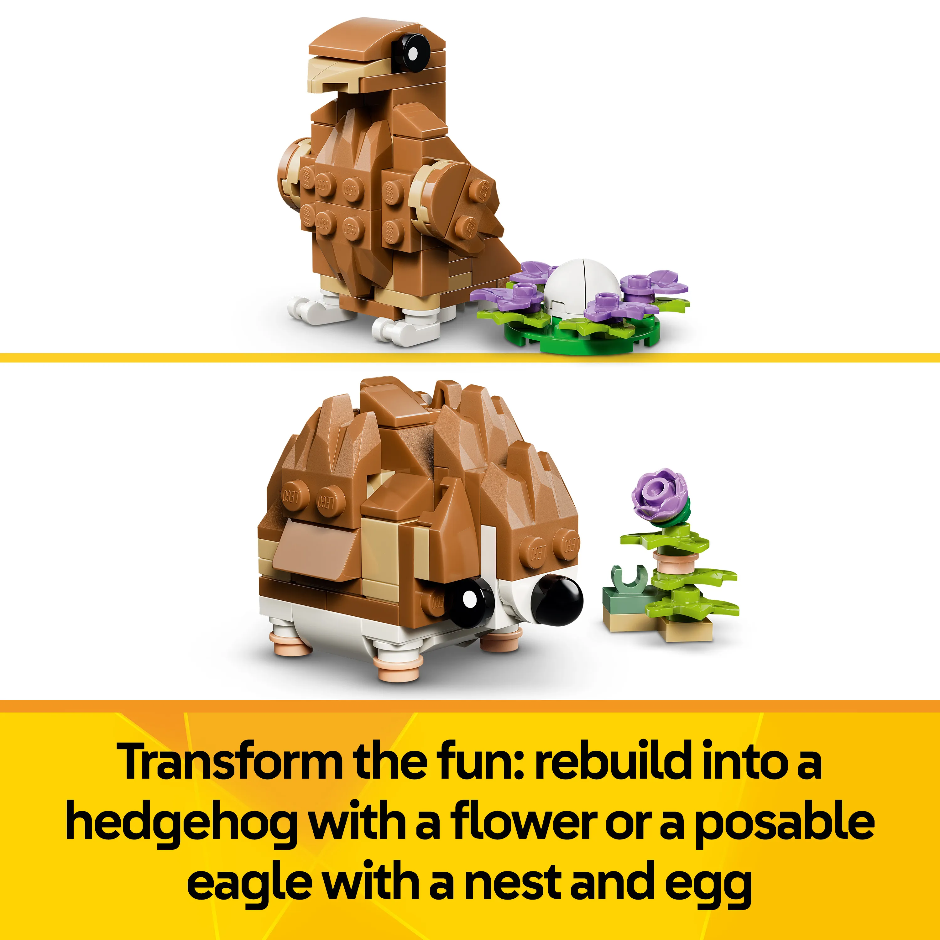 LEGO Creator 3in1 S&ouml;t hamster med en blomma 31376