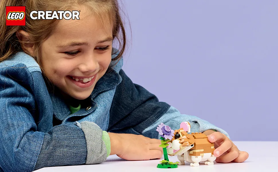LEGO Creator 3in1 S&ouml;t hamster med en blomma 31376