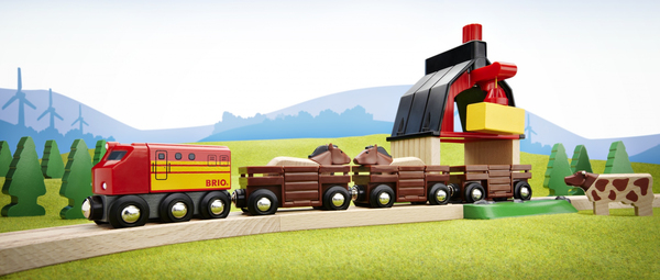Brio Farm Railway Set 33719, 20pcs