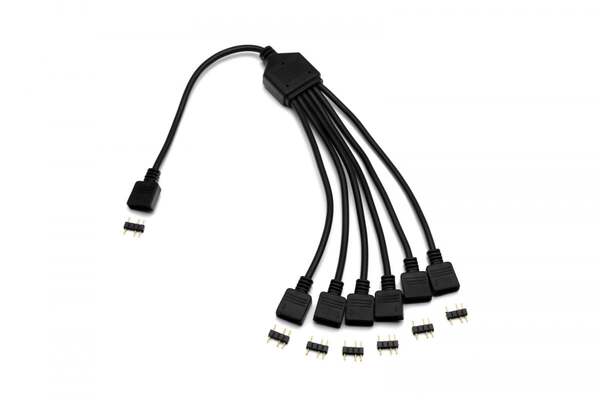 EKWB D-RGB 6-Way Splitter Cable - 3831109821879