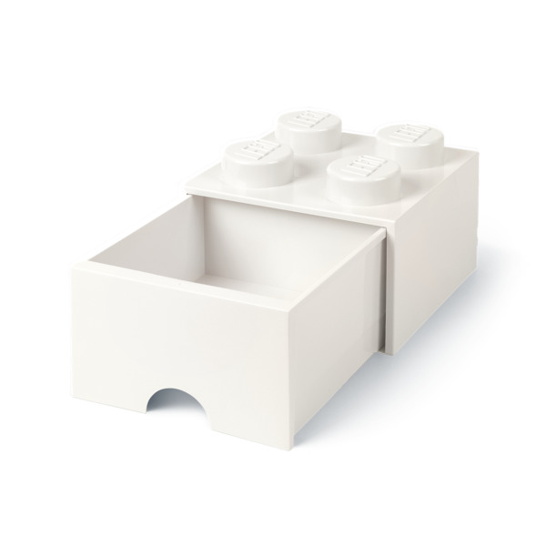 Room Copenhagen LEGO Brick Drawer 4 white - RC40051735