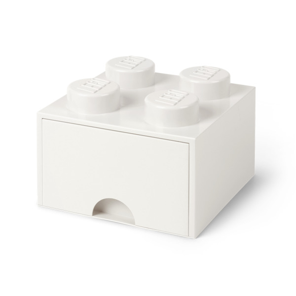 Room Copenhagen LEGO Brick Drawer 4 white - RC40051735