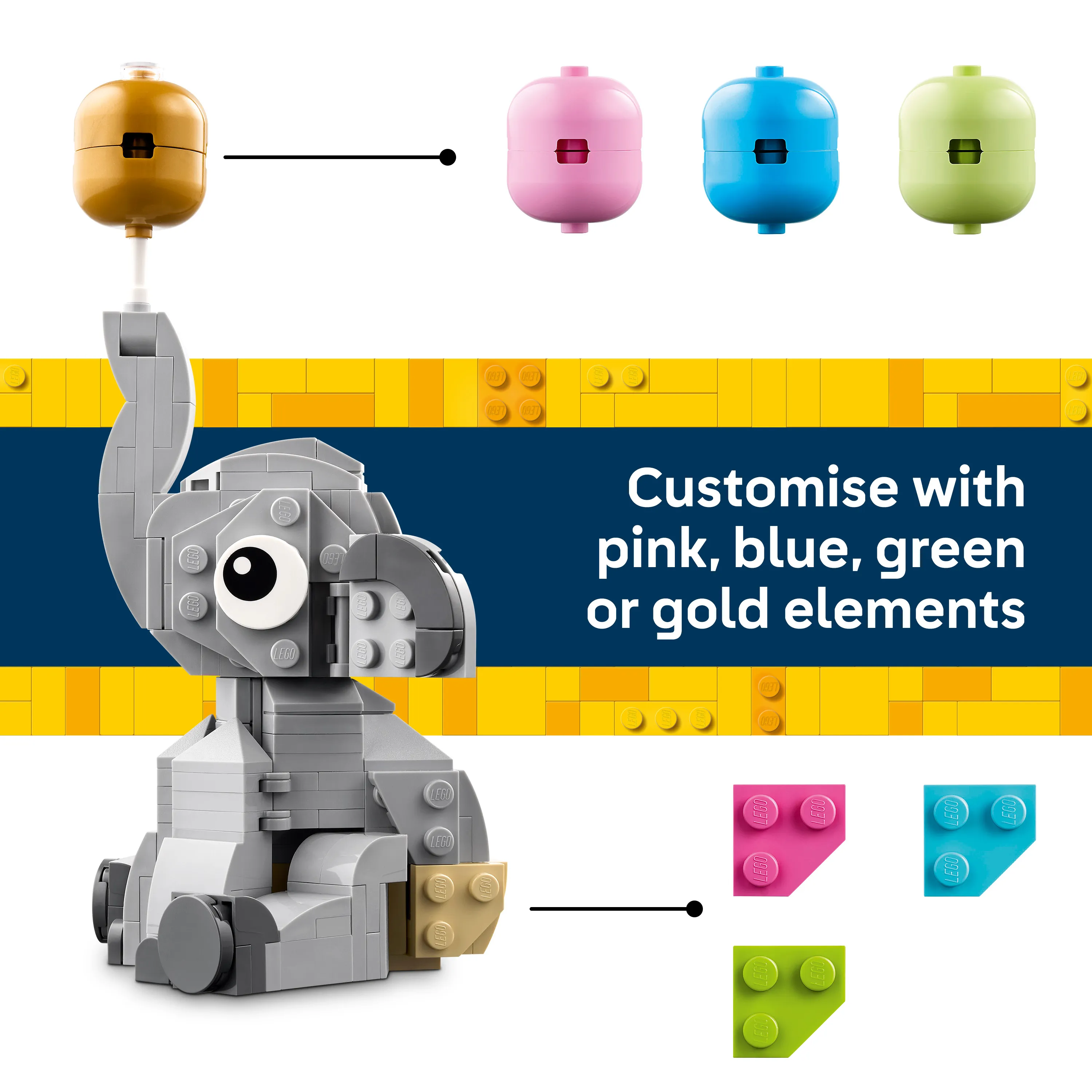 LEGO Sesongit ja juhlat Norsuvauva pilven p&auml;&auml;ll&auml; 40814