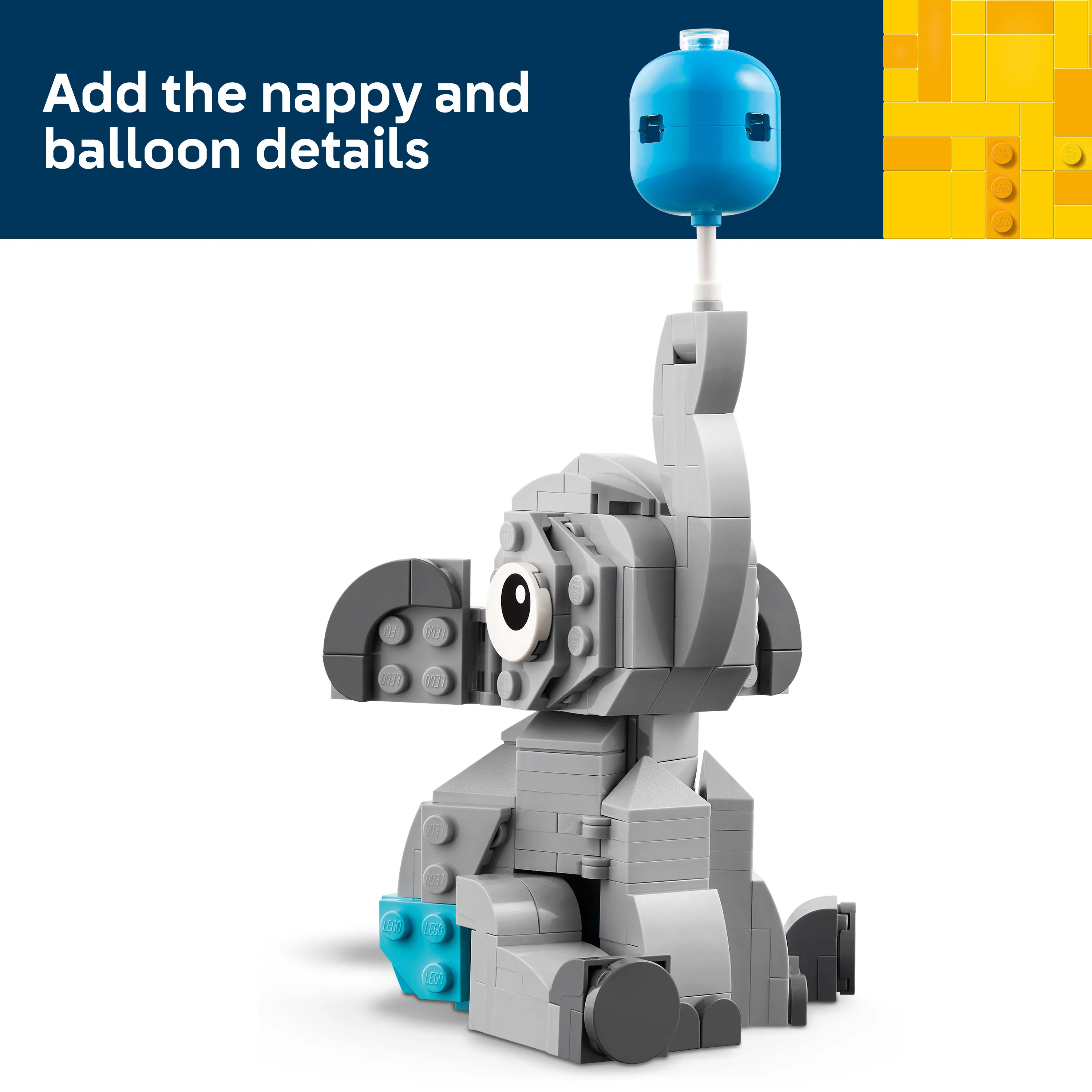 LEGO Sesongit ja juhlat Norsuvauva pilven p&auml;&auml;ll&auml; 40814