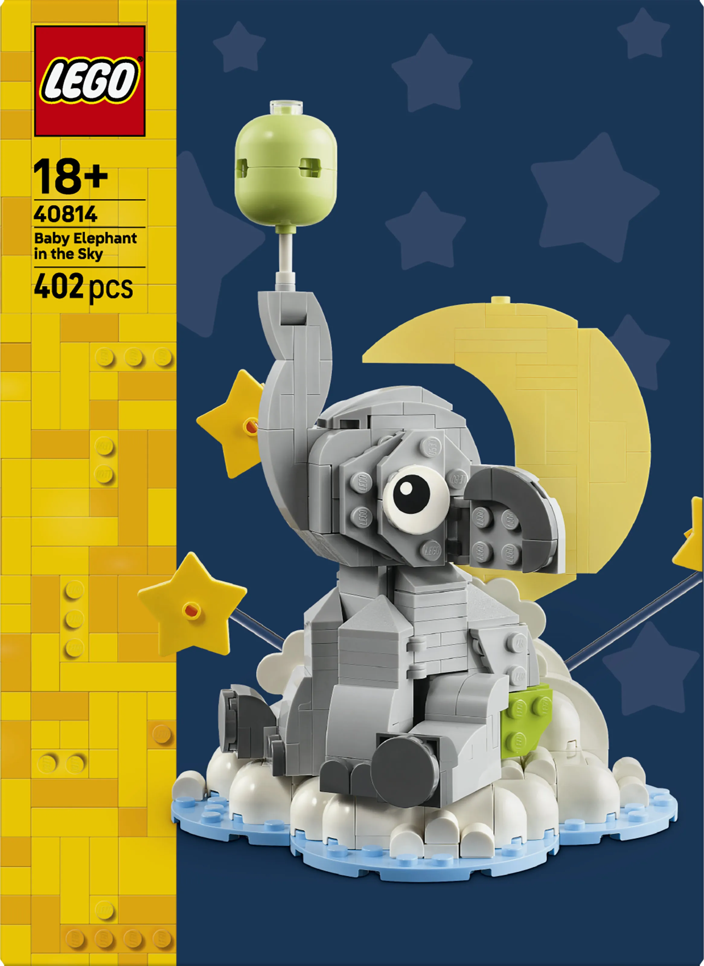 LEGO Sesongit ja juhlat Norsuvauva pilven p&auml;&auml;ll&auml; 40814