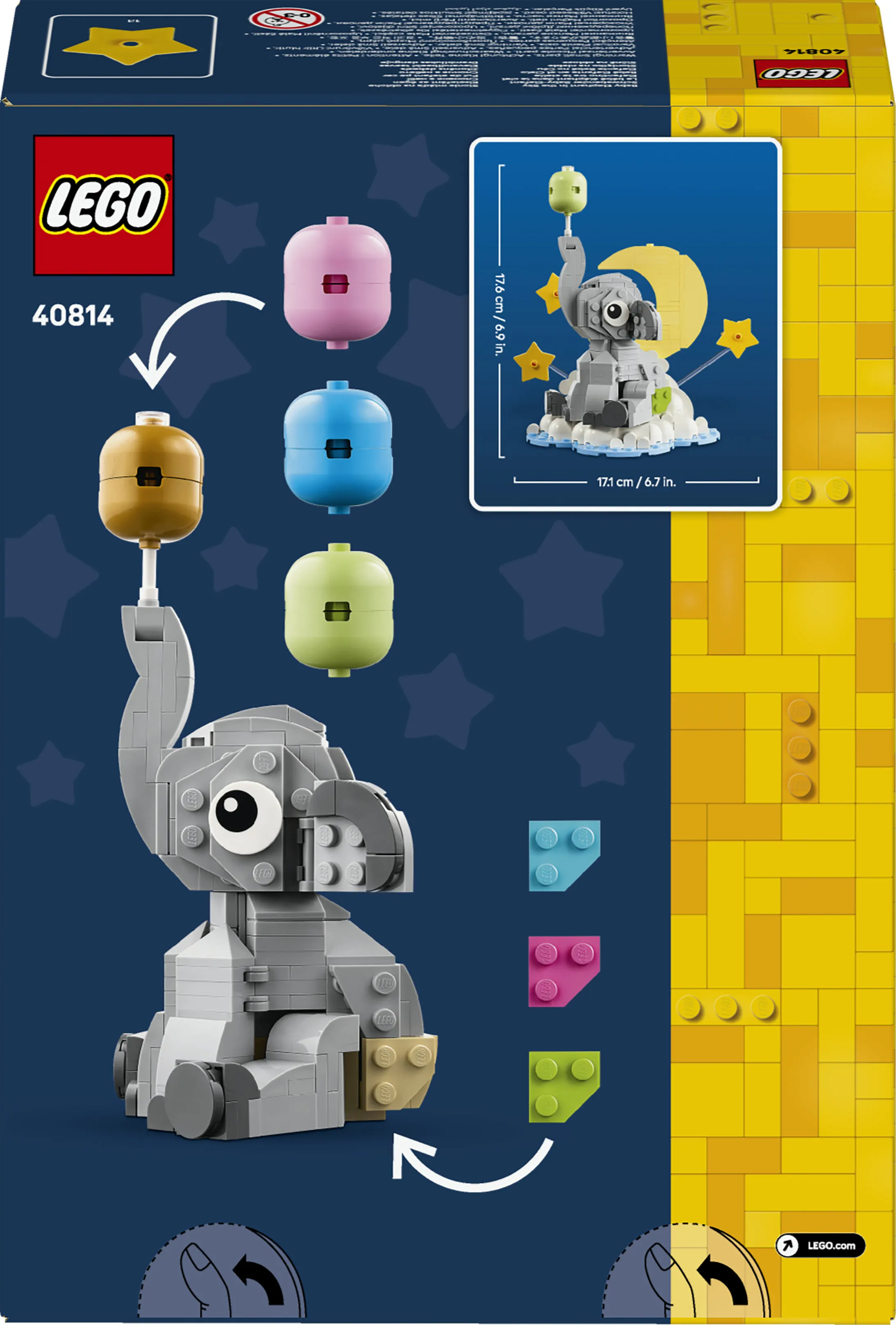 LEGO Sesongit ja juhlat Norsuvauva pilven p&auml;&auml;ll&auml; 40814