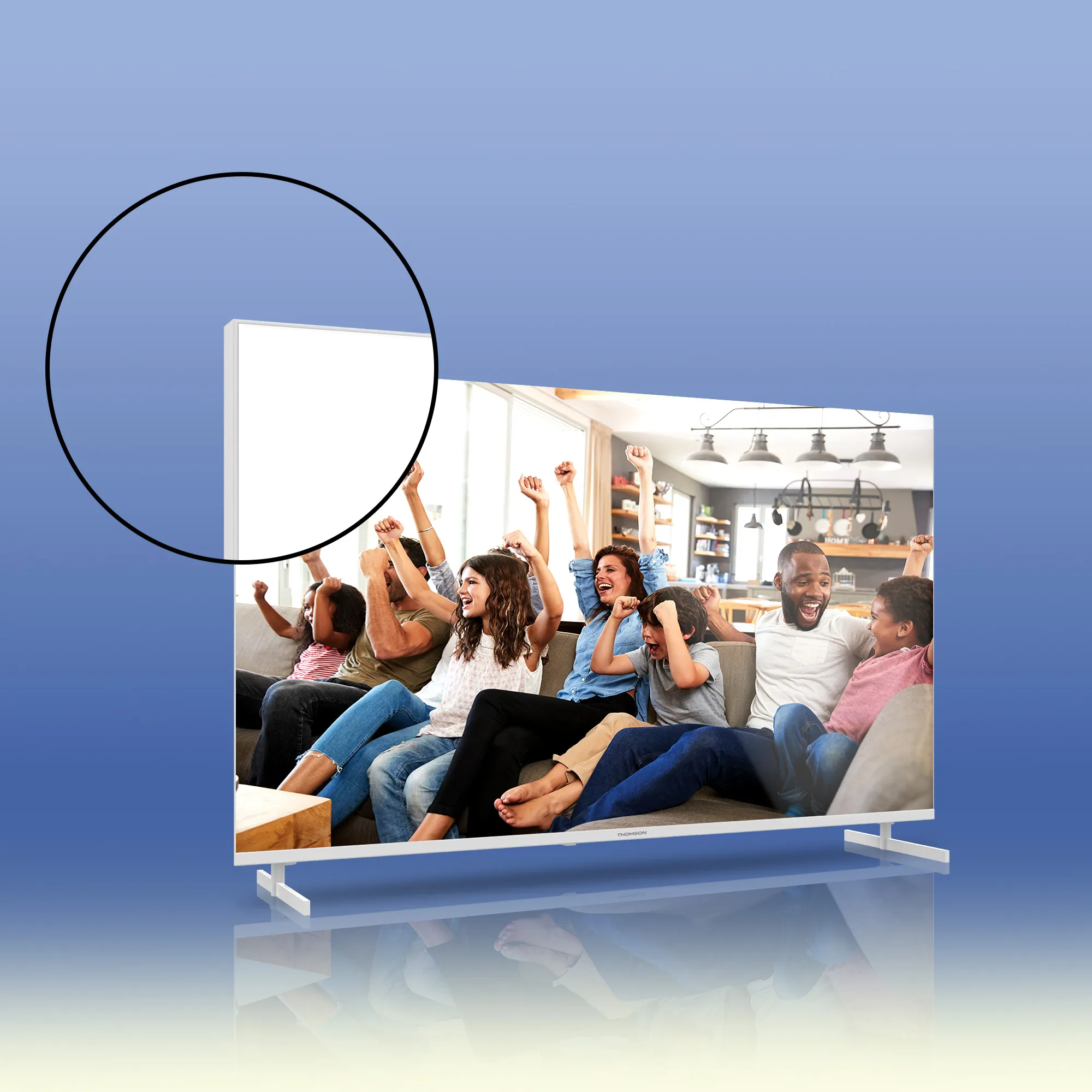 THOMSON 43UG4S14W 43" 4K LED Google TV, 60 Hz, HDR10, vit THOMSON 43UG4S14W 43" 4K LED Google TV, 60 Hz, HDR10, vit