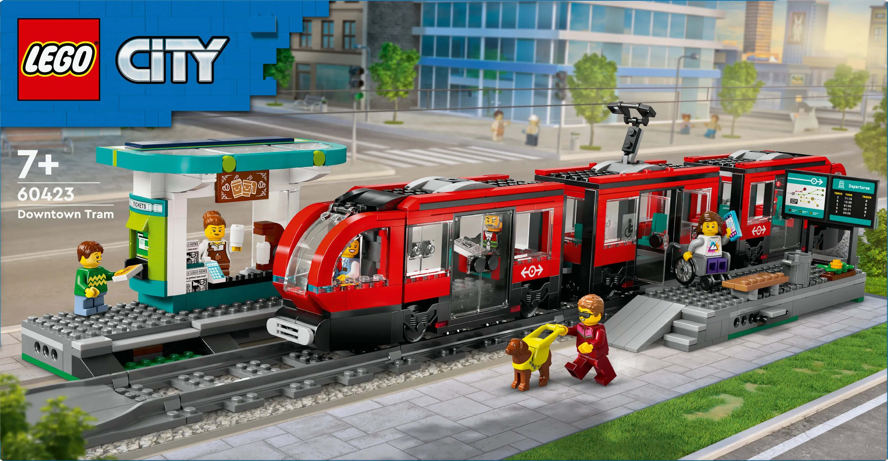 LEGO City Central City Express Tram Stop 60423