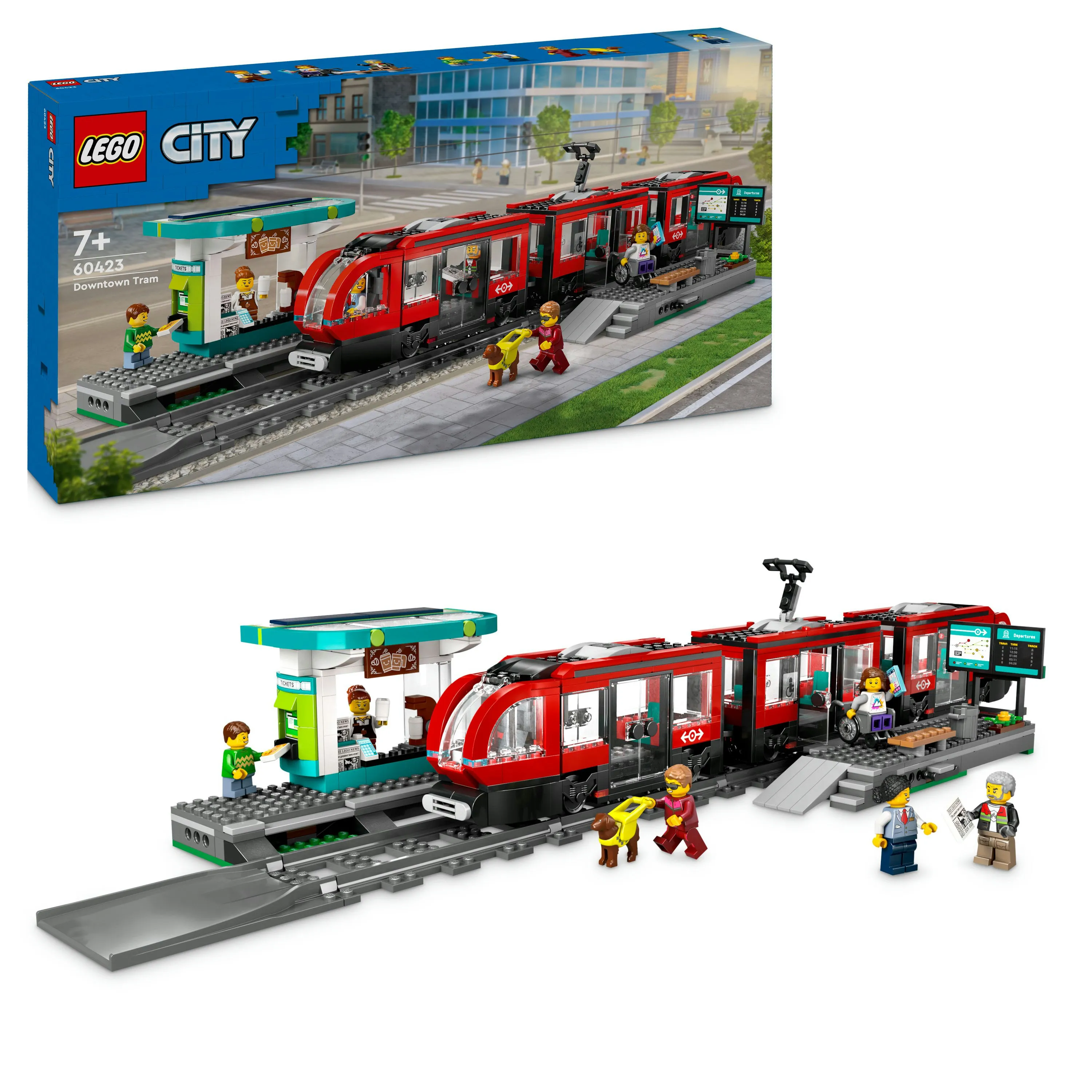 LEGO City Central City Express Tram Stop 60423
