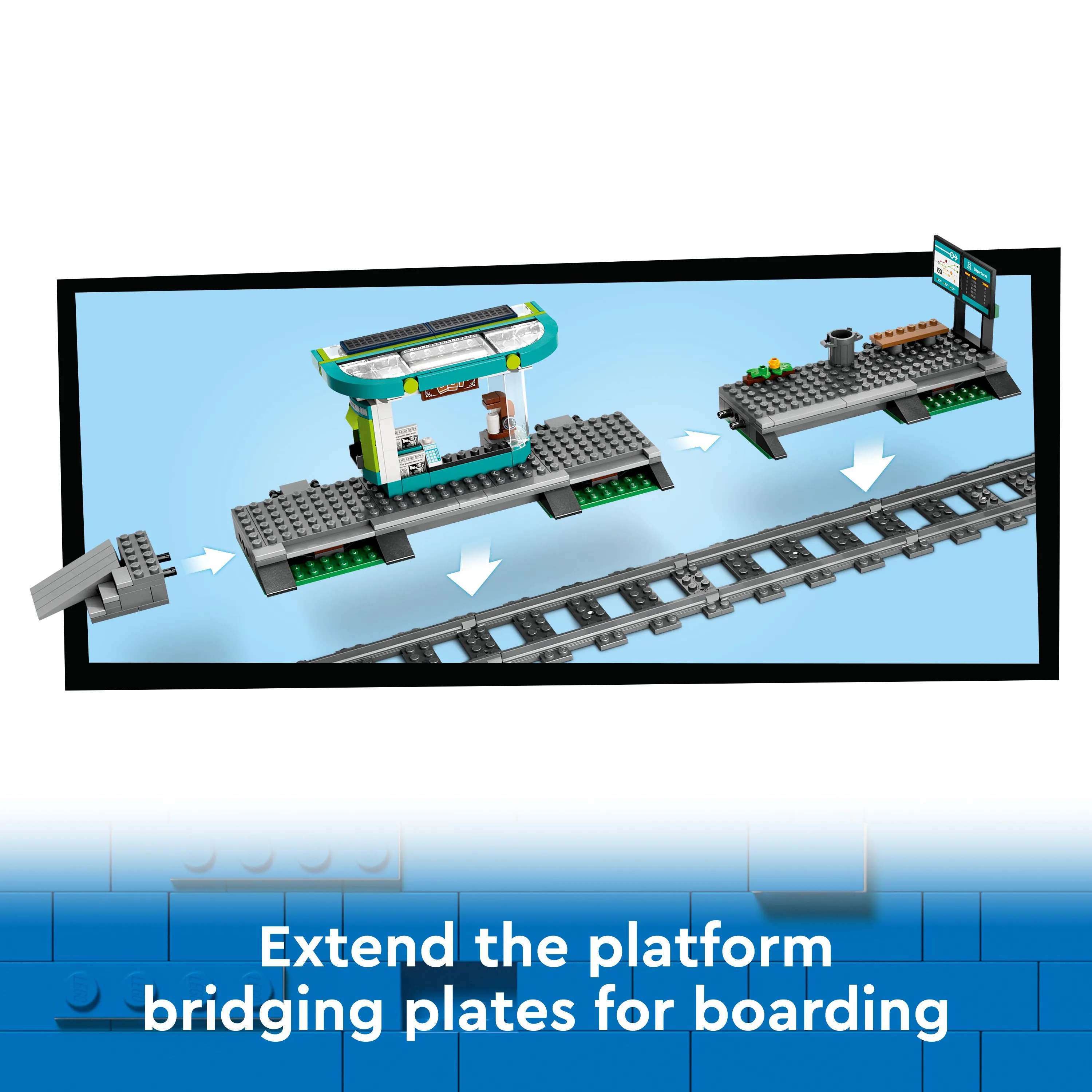 LEGO City Central City Express Tram Stop 60423