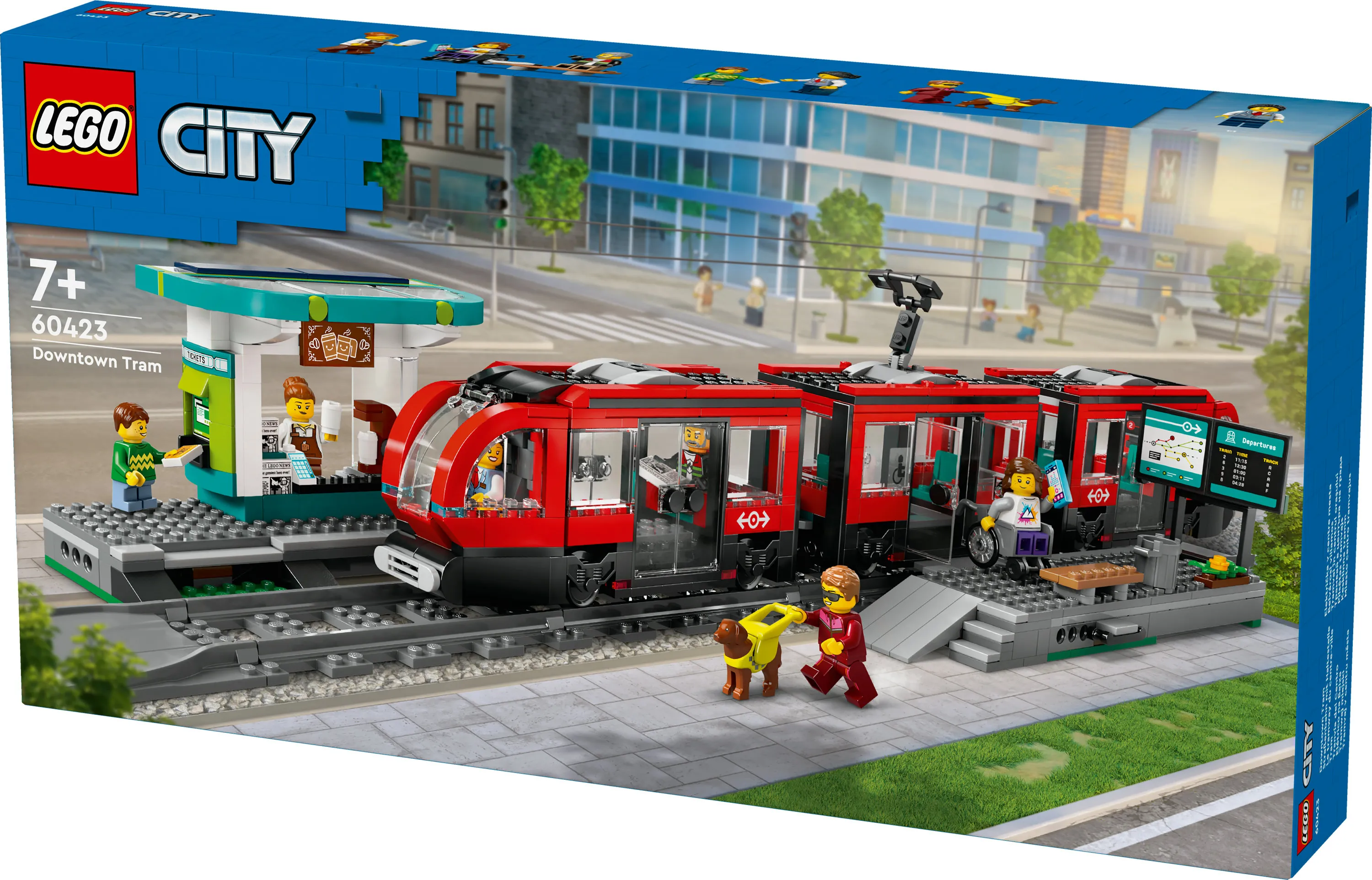 LEGO City Central City Express Tram Stop 60423