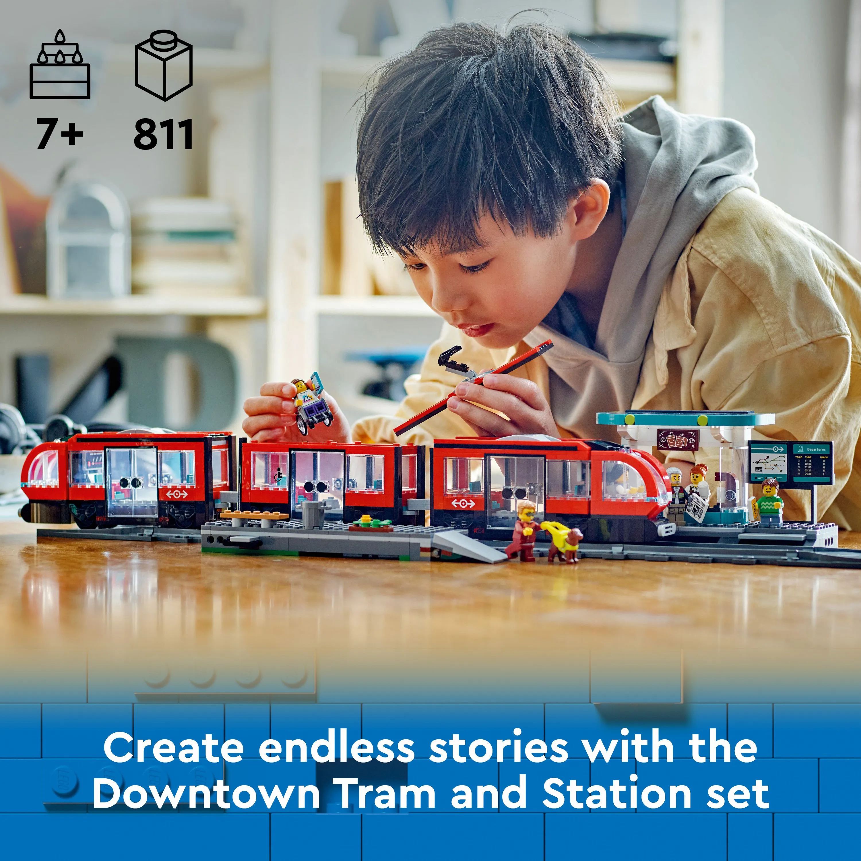 LEGO City Central City Express Tram Stop 60423