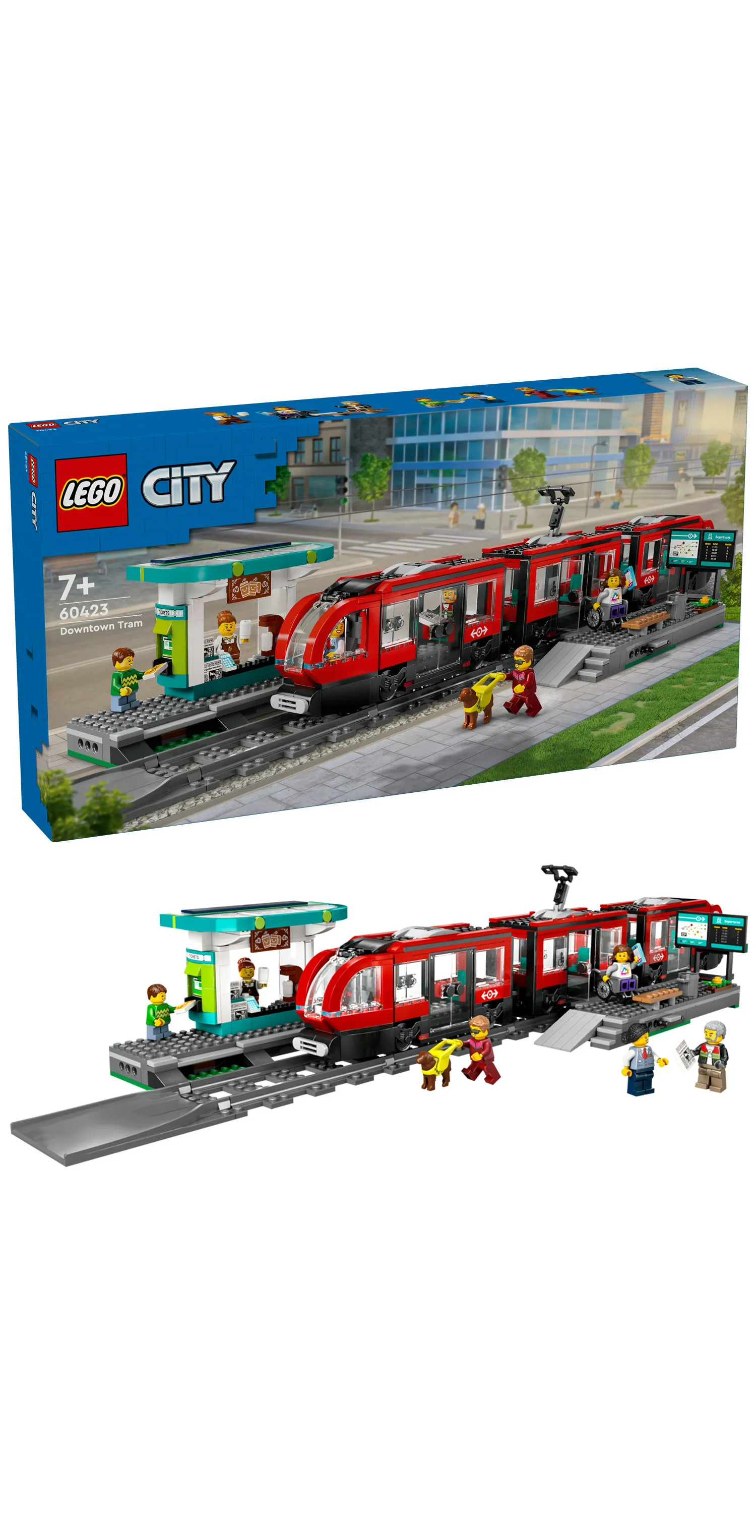 LEGO City Central City Express Tram Stop 60423