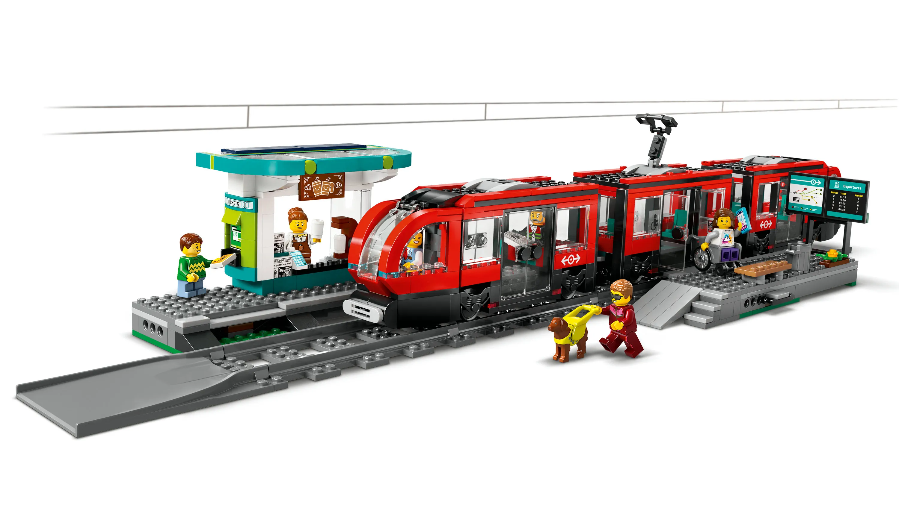 LEGO City Central City Express Tram Stop 60423