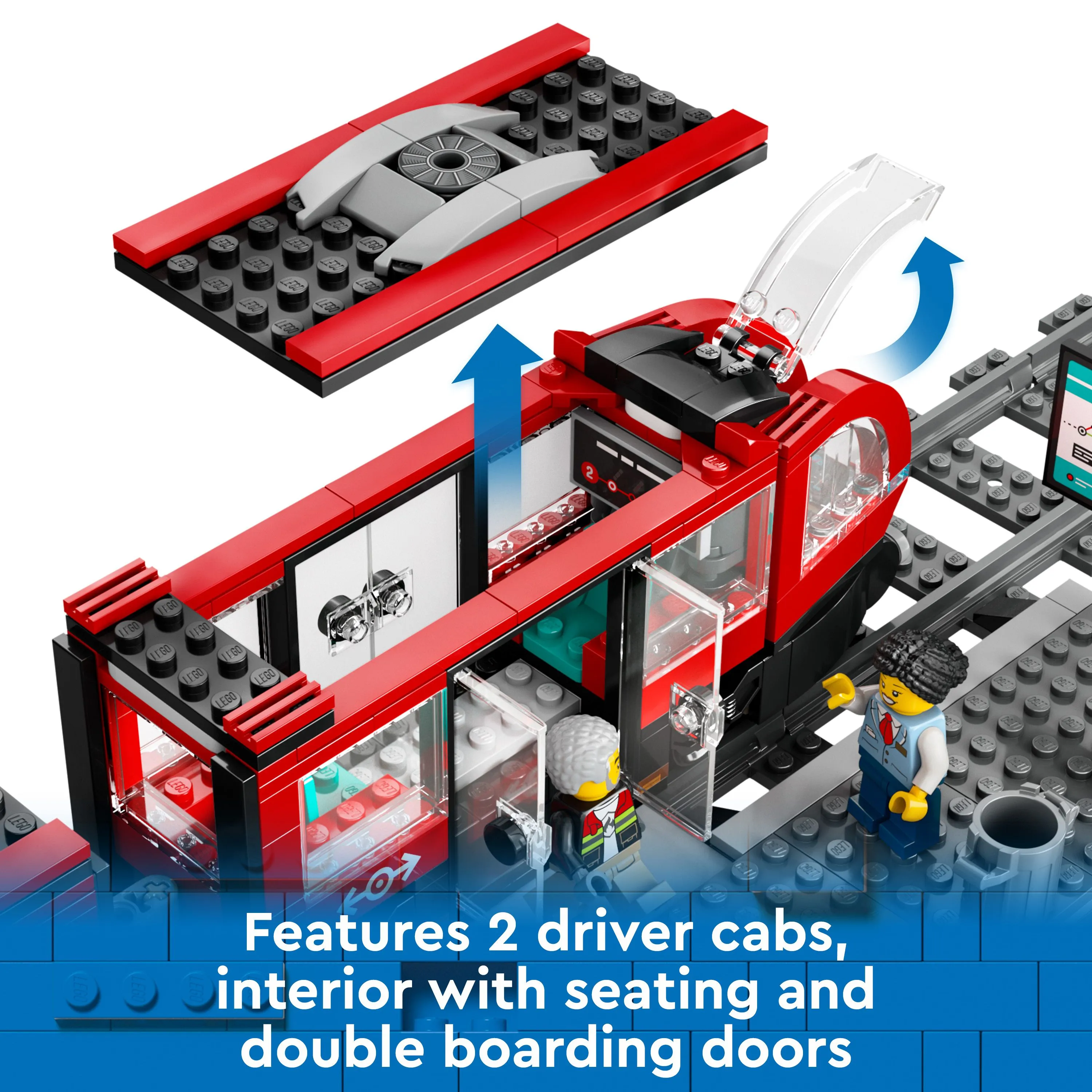 LEGO City Central City Express Tram Stop 60423