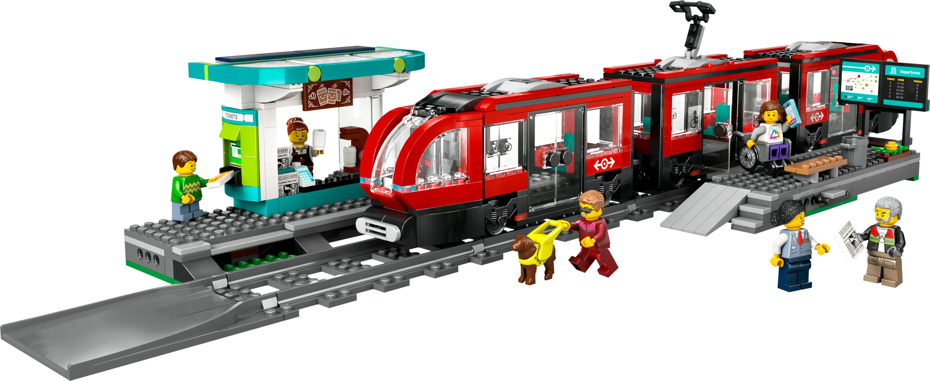 LEGO City Central City Express Tram Stop 60423